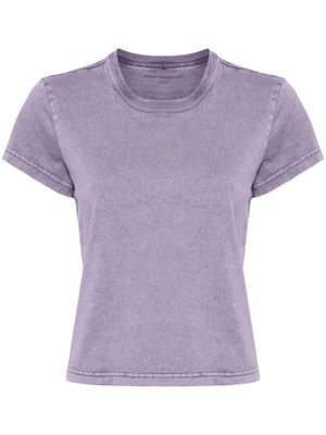 Alexander Wang Puff Logo cotton T-shirt - Purple
