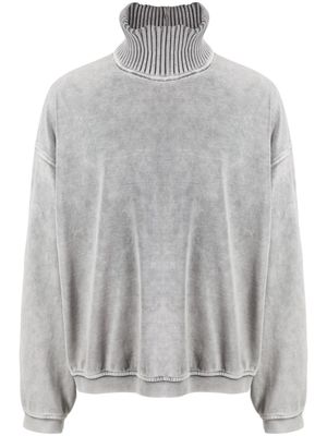 Alexander Wang roll-neck drop-shoulder jumper - Grey