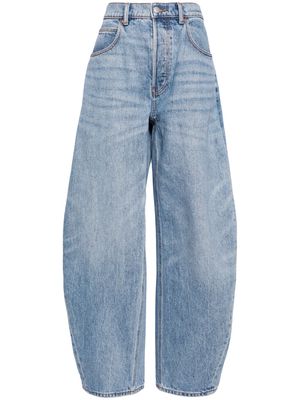 Alexander Wang Rounded wide-leg jeans - Blue