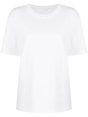 Alexander Wang rubberised logo cotton T-shirt - White