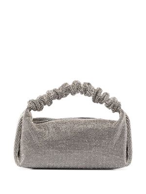 Alexander Wang Scrunchie crystal-embellished bag - Silver