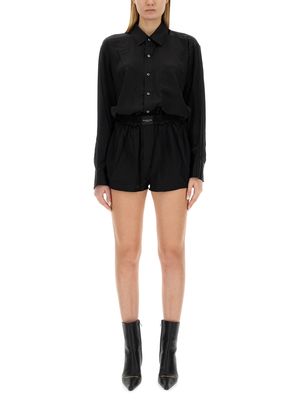 Alexander Wang Short Jumpsuit With Boxer Silhouette