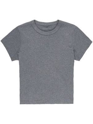 Alexander Wang Shrunk glittered T-Shirt - Grey