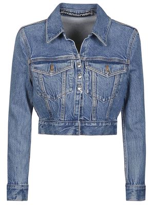 Alexander Wang Shrunken Denim Jacket