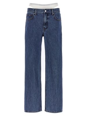 Alexander Wang Slip Insert Jeans