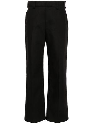 Alexander Wang straight cotton tailored trousers - Black