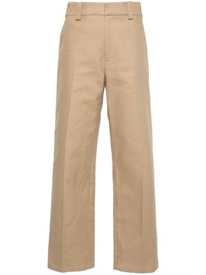 Alexander Wang straight-leg cotton trousers - Green