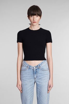 Alexander Wang T-shirt In Black Polyamide