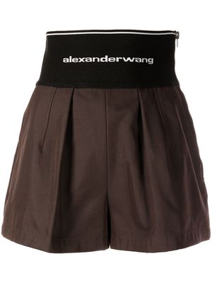 Alexander Wang tailored safari shorts - Brown