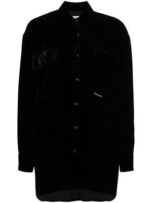Alexander Wang velvet shirt jacket - Black