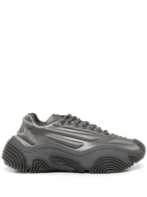 Alexander Wang Vortex metallic low-top sneakers - Grey