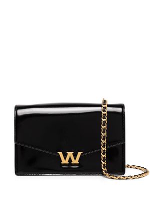 Alexander Wang W Legacy patent leather shoulder bag - Black