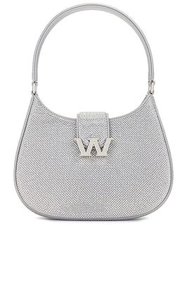 Alexander Wang W Legacy Small Hobo Bag in Metallic Silver