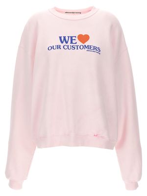 Alexander Wang we Love Our Customers Sweatshirt