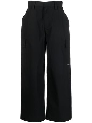 Alexander Wang wide-leg cotton trousers - Black