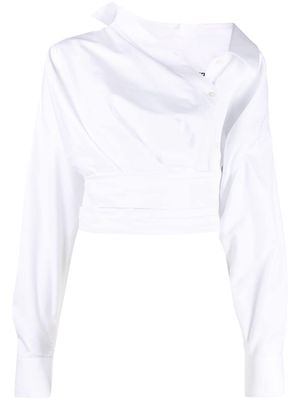Alexander Wang wrap cotton shirt - White