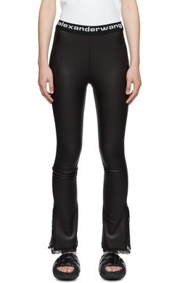 alexanderwang.t Black Lace Hem Leggings