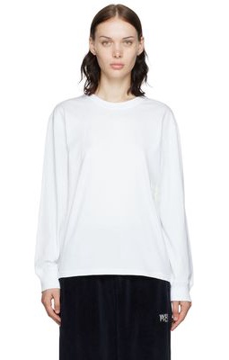 alexanderwang.t White Essential Long Sleeve T-Shirt