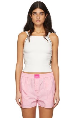 alexanderwang.t White Viscose Tank Top