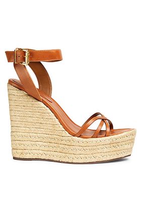 Alexandra 100MM Leather Platform Sandals