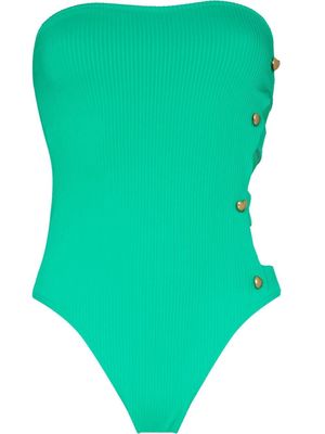 Alexandra Miro Bella cut-out swimsuit - Green