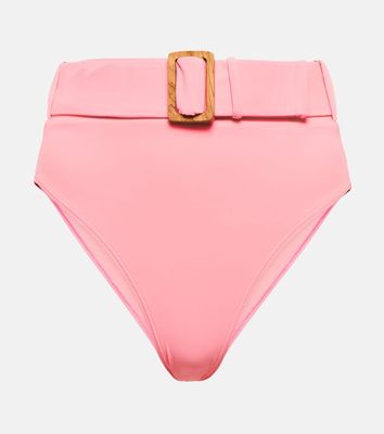 Alexandra Miro Floral high-rise bikini bottoms