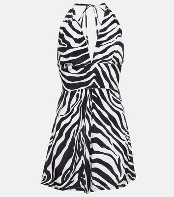 Alexandra Miro Irena zebra-print jumpsuit