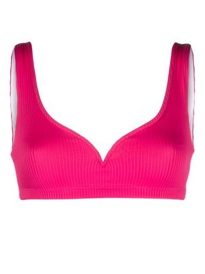 Alexandra Miro Kamala ribbed bikini top - Pink