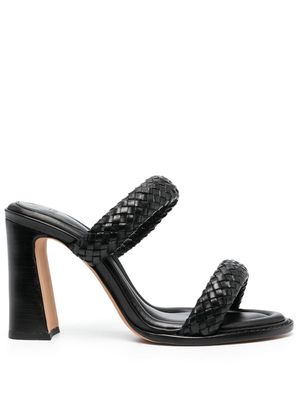Alexandre Birman Alessia 90 leather sandals - Black