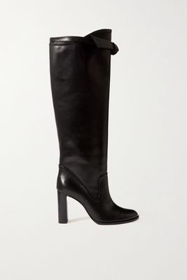 Alexandre Birman - Clarita Saddlery Leather Knee Boots - Black