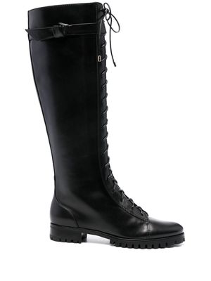 Alexandre Birman Evelyn leather knee-high boots - Black