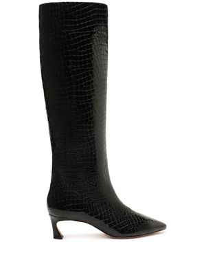 Alexandre Birman Kyra 50mm leather boots - Black