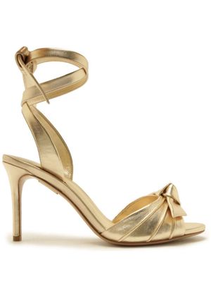 Alexandre Birman New Clarita 85 leather sandals - Gold