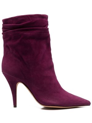 ALEXANDRE BIRMAN Olivia 90mm ankle boots - Purple