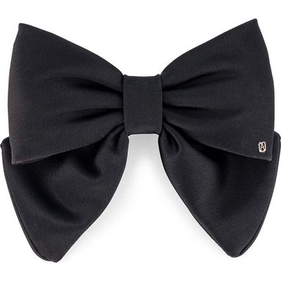 Alexandre de Paris Bow Barrette in Black 