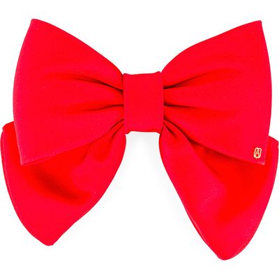 Alexandre de Paris Bow Barrette in Red 