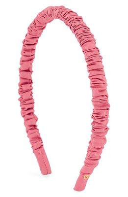 Alexandre de Paris Gathered Headband in Pink