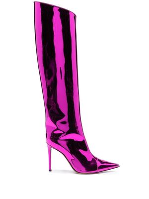 Alexandre Vauthier 100mm heeled boots - Pink