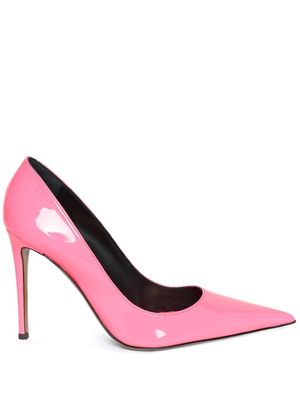 Alexandre Vauthier 105mm patent-finish pumps - Pink