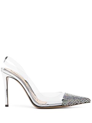 Alexandre Vauthier Amber Ghost 100mm pumps - Silver