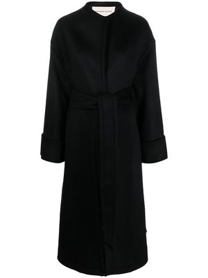 Alexandre Vauthier belted oversize coat - Black