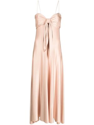 Alexandre Vauthier bow-detail asymmetric dress - Pink