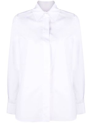 Alexandre Vauthier cotton-poplin shirt - White