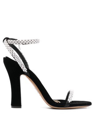 Alexandre Vauthier crystal-embellished open-toe sandal - Black