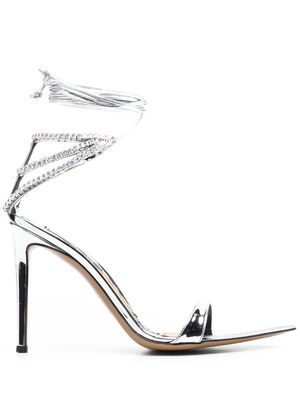 Alexandre Vauthier crystal-embellished sandals - Silver