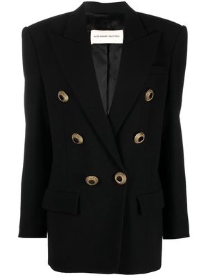 Alexandre Vauthier double-breasted wool blazer - Black
