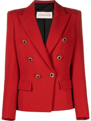 Alexandre Vauthier double-breasted wool blazer - Red