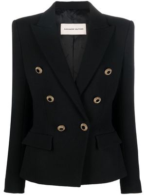 Alexandre Vauthier double-breasted wool jacket - Black