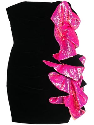 Alexandre Vauthier embellished strapless minidress - Black