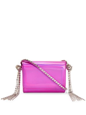 Alexandre Vauthier Geraldine crystal-embellished clutch bag - Pink